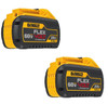 Dewalt DEWALT Flexvolt 60V Max Brushless 4-1/2 In. - 6 In. Cordless Grinder With Kickback Brake Kit 2 Batteries DCG418X2 