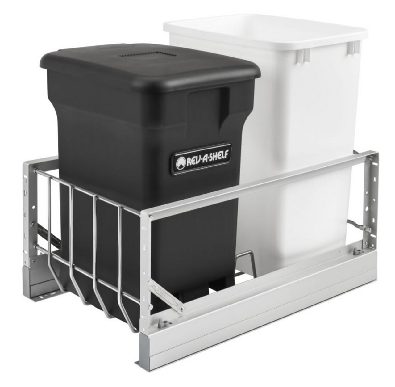 Single 35 qt Pullout Waste Bin