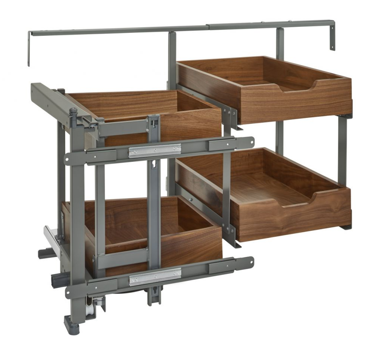 Rev-A-Shelf Left-Handed Two-Tier Organizer for a Blind Right