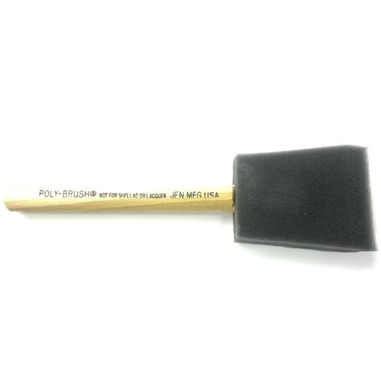 JEN Manufacturing Poly Foam Brush, Black