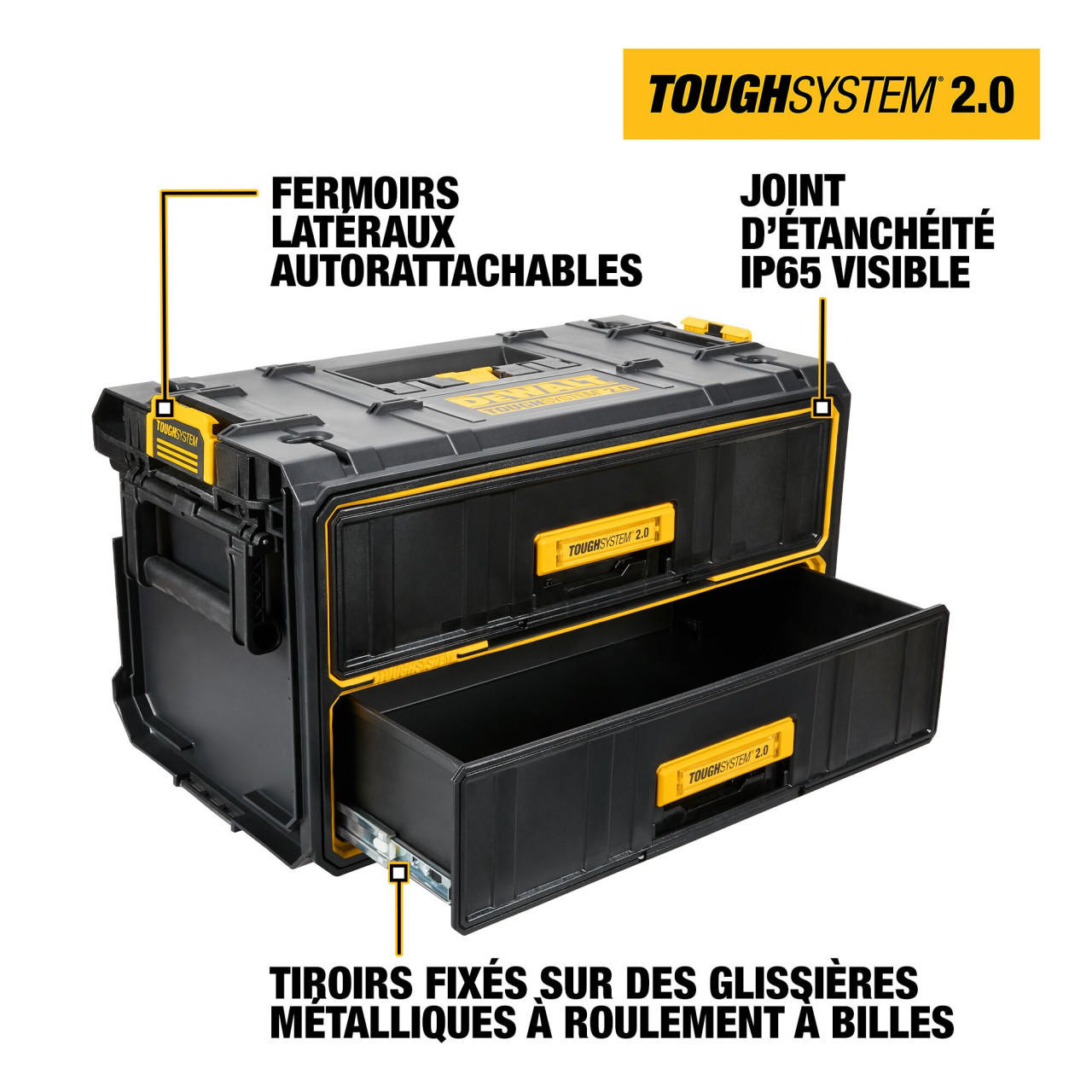 DeWalt DWST08320 ToughSystem 2.0 Two-Drawer Unit —