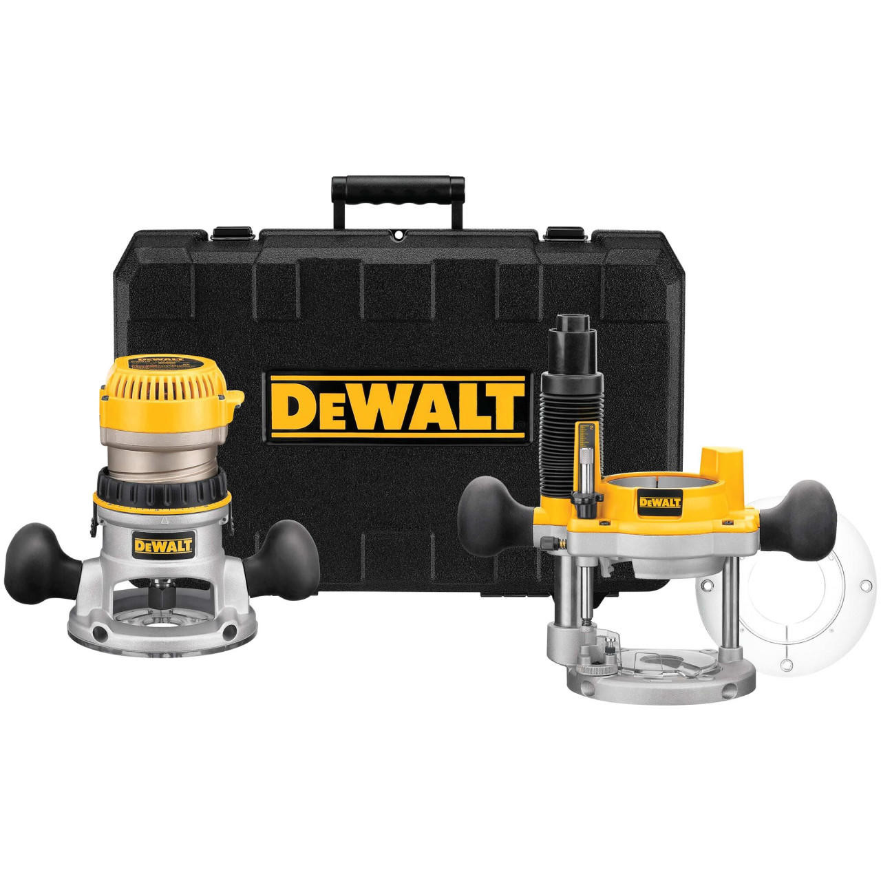 Dewalt DEWALT 1-3/4 HP (maximum motor HP) Fixed Base / Plunge Router Combo Kit DW616PK 