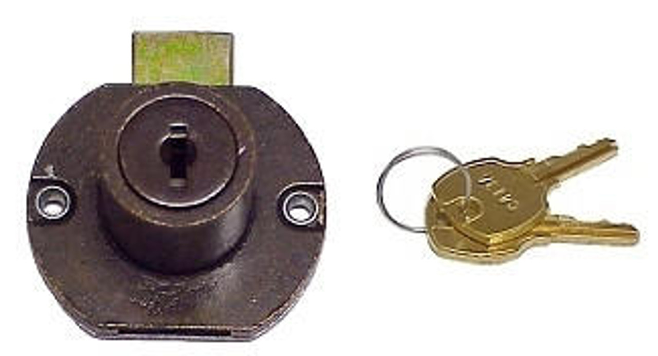 Compx Security Products Compx disc tumbler C8705 Drawer Locks Dead Bolt 1-3/16" Cylinder Length 