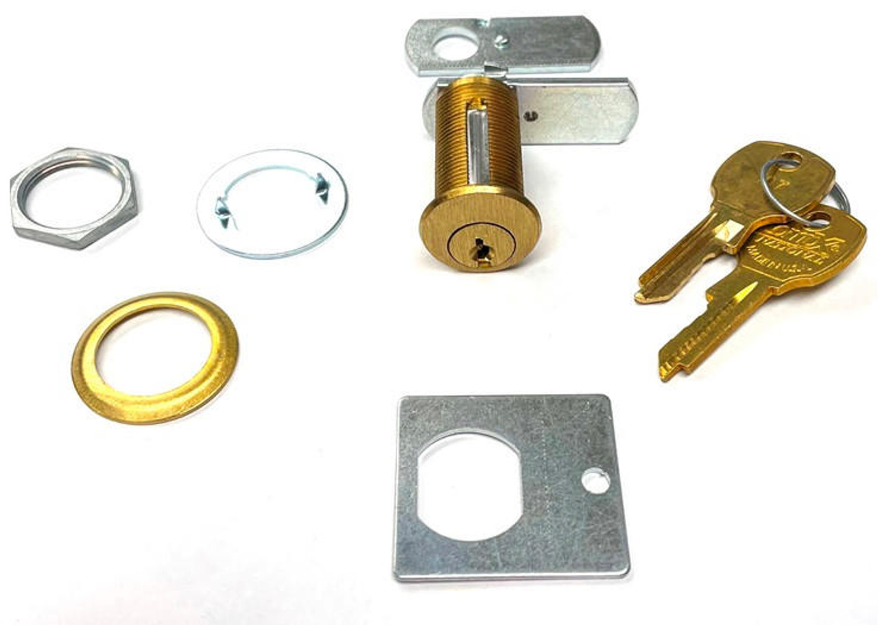 FURNITURE HARDWARE :: Locks :: Keyed Alike Cabinet Lock - 7/8 Bore