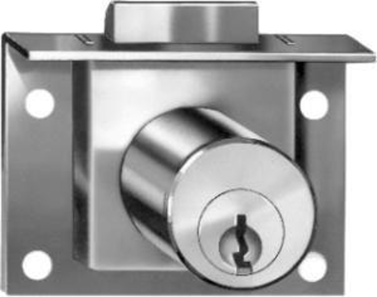 Compx Security Products Compx C8131 Pin Tumbler Drawer Lock 7/8" Cylinder Spring type Bolt with 7/32" Bolt Travel 