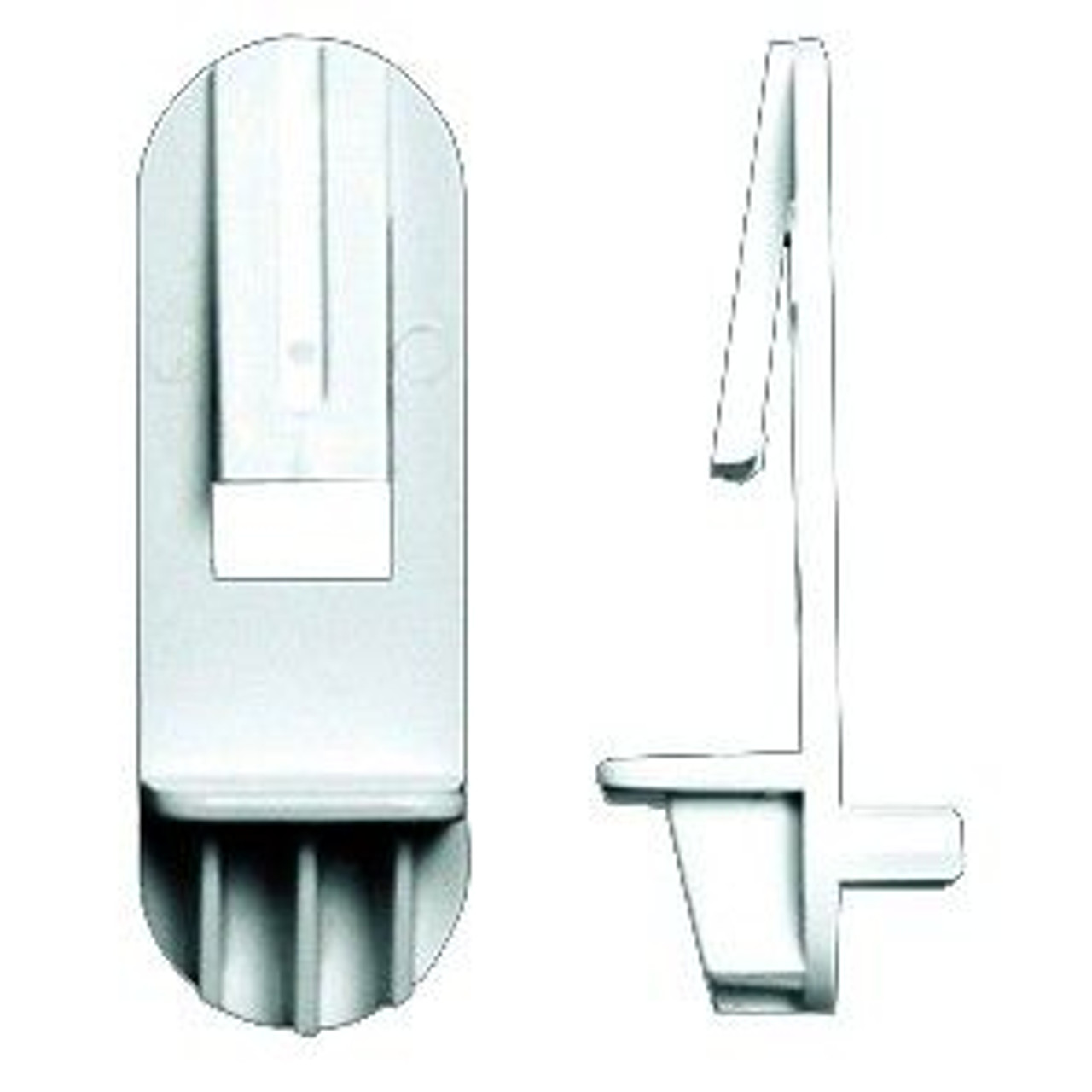Rev-A-Shelf 5/8 Inch - Shelf Locking Clip Clear JPE 301-58-020-1