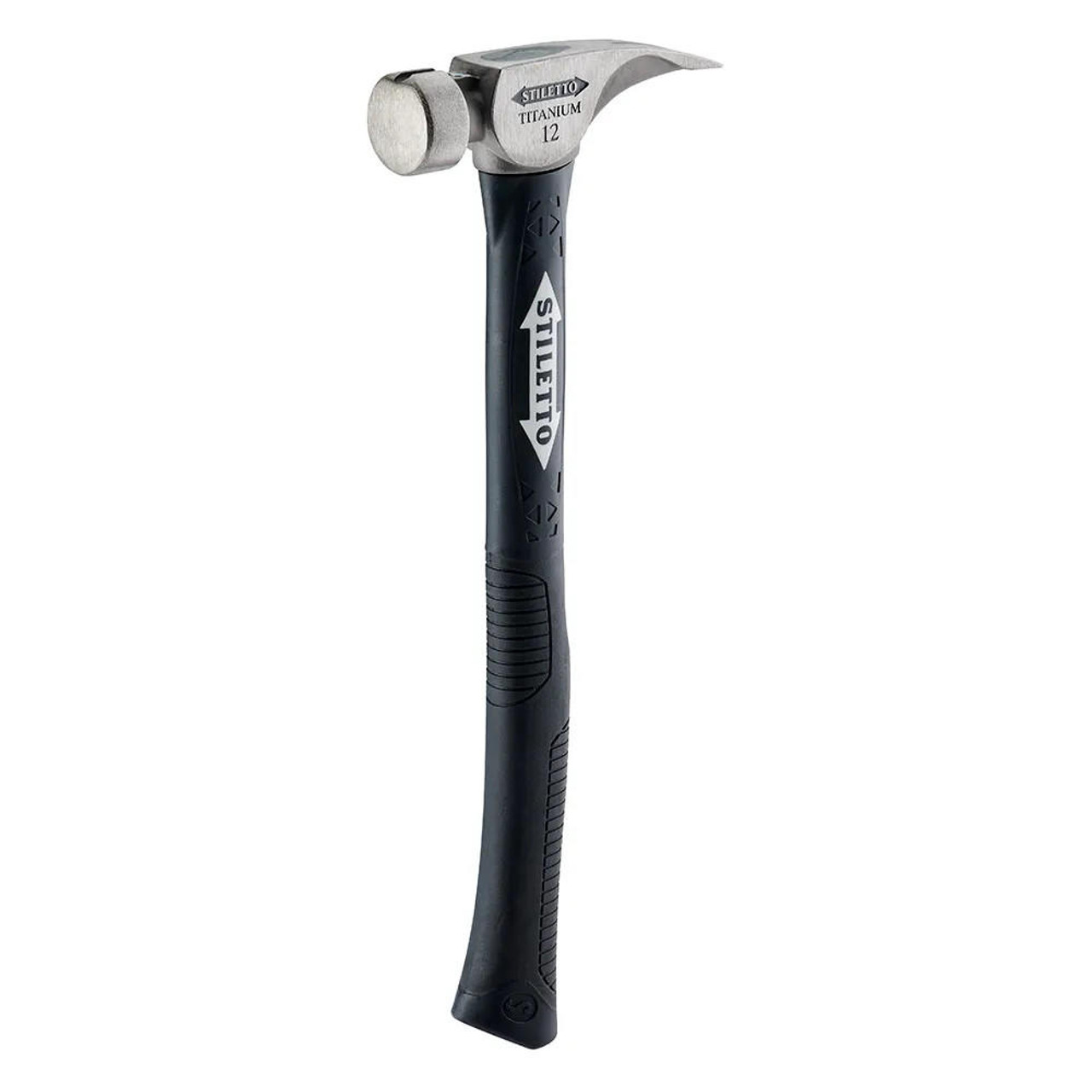 Stiletto TI12MC-F 12 oz Milled Hammer Curved with Fiberglass Handle