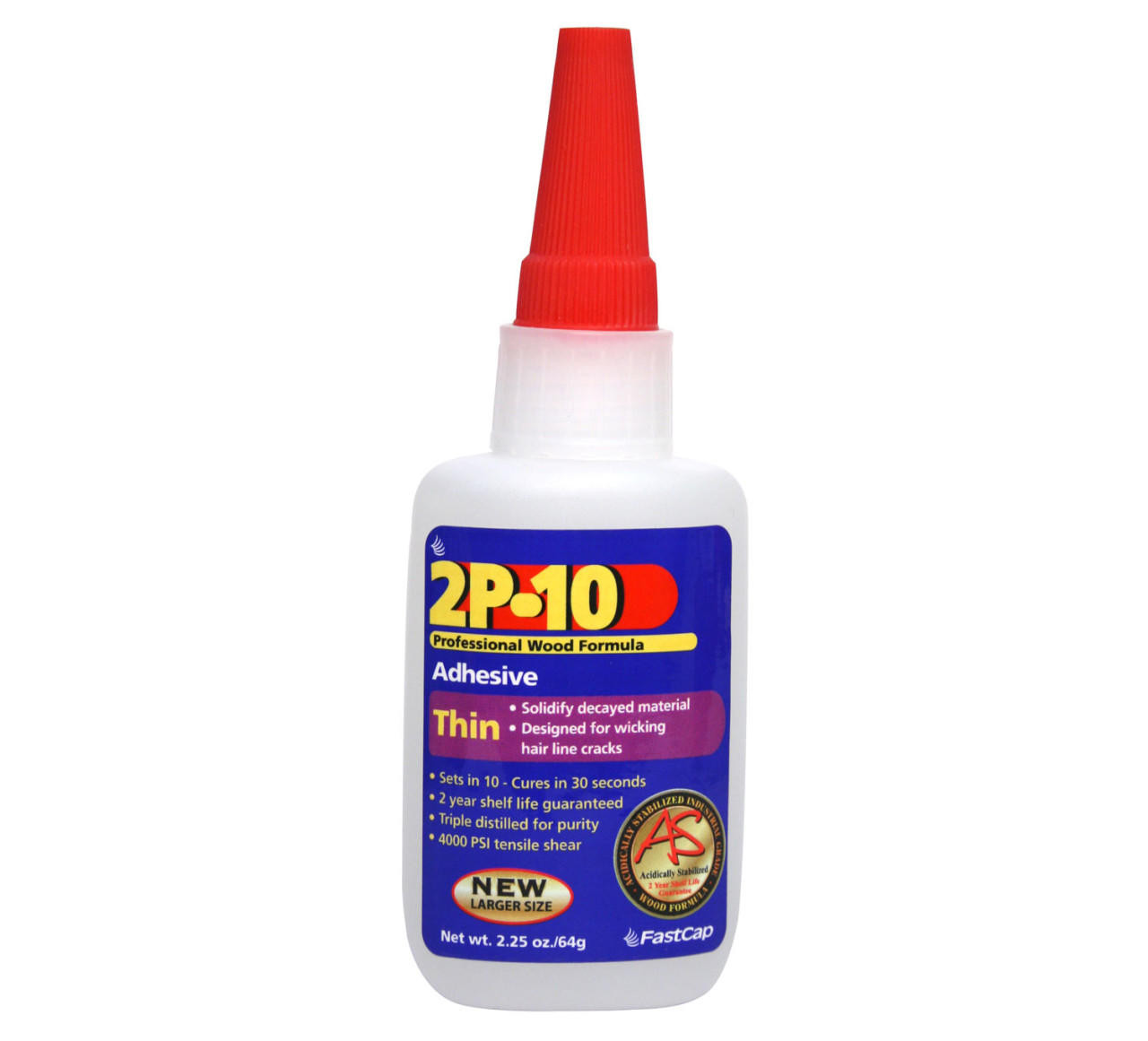  FastCap 2P-10 THIN 2 OZ ADHESIVE Squeeze Bottle 