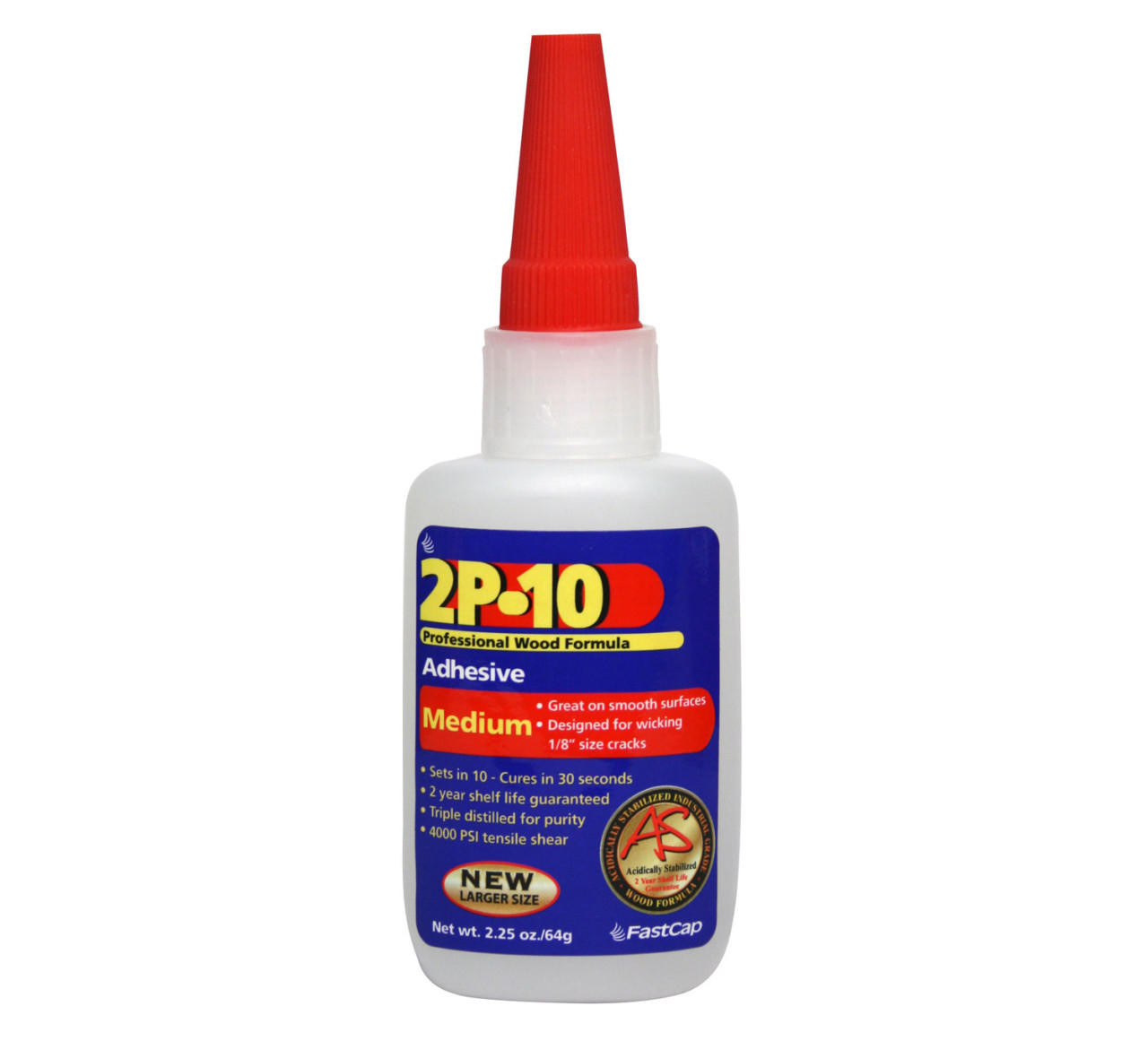  FastCap 2P-10 MED 2 OZ ADHESIVE Squeeze Bottle 