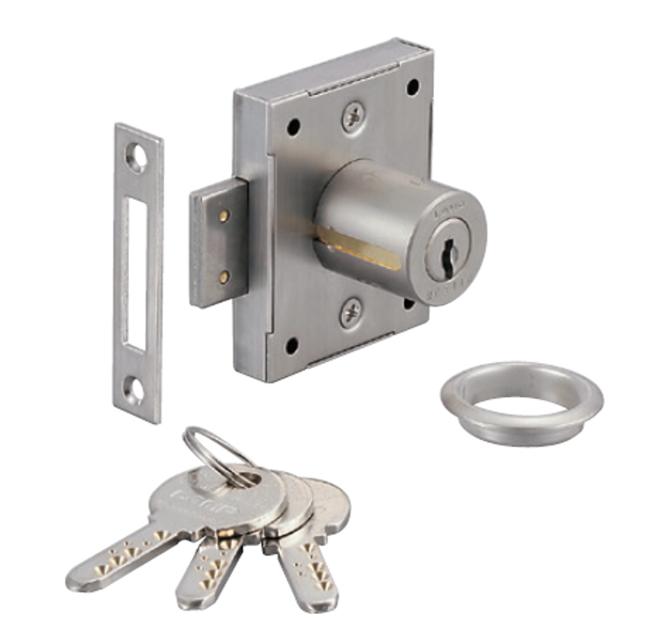 Sugatsune 7810 Series Lock in a Nickel Finish