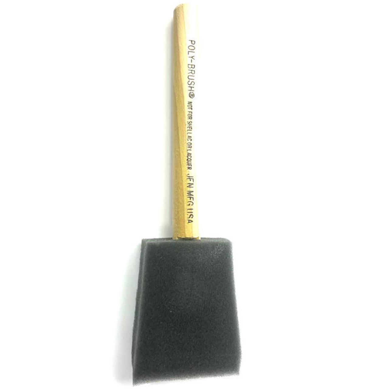 JEN Manufacturing Poly Foam Brush, Black