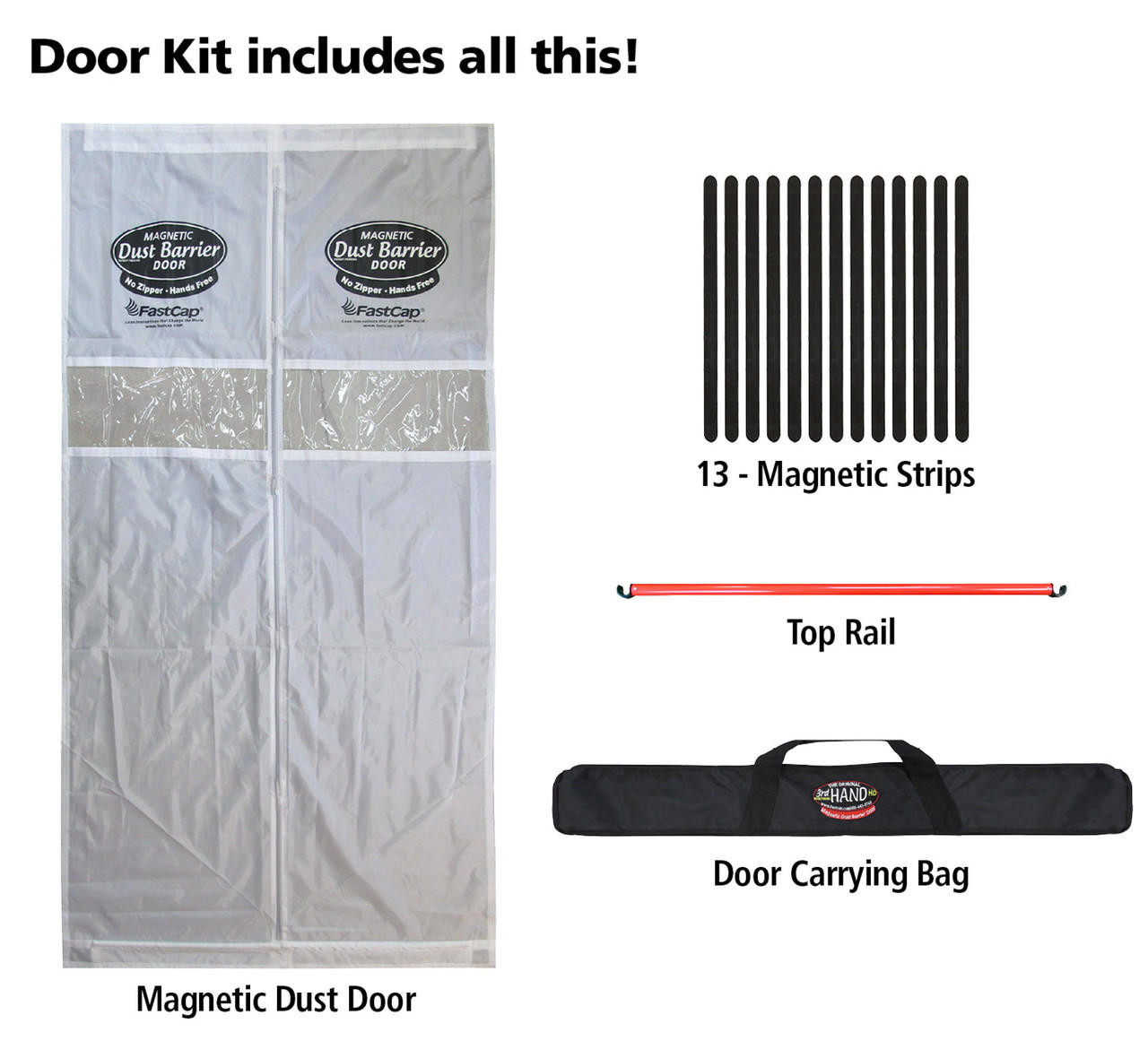  FastCap 3-H MAG DUST BARRIER DOOR Regular or Clear 3-H MAG DOOR 