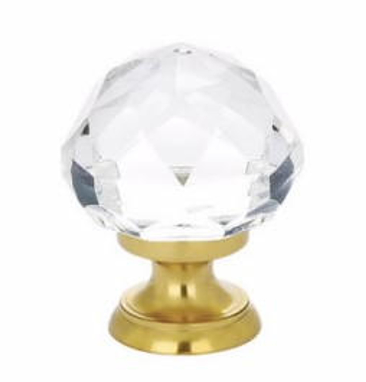  EMTEK Diamond Glass Series 1" - 1-1/4" & 1-3/4" Round Knobs 