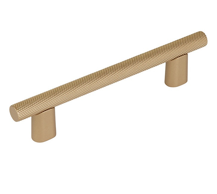 Schaub Monza Series Knurled Bar Pull 4" (102mm) Center To Center