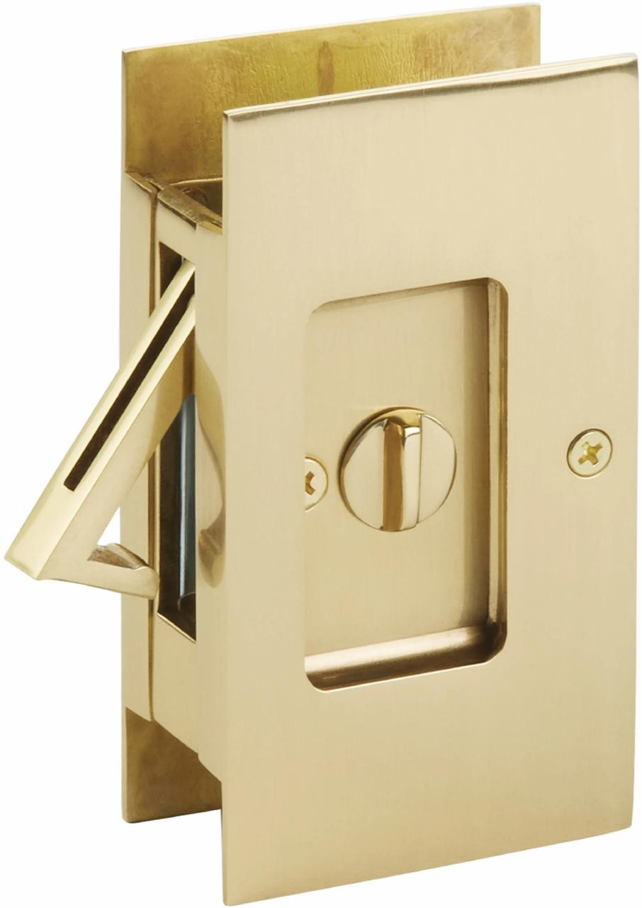 EMTEK Emtek 2108 Modern Rectangular Privacy Pocket Door Locks 