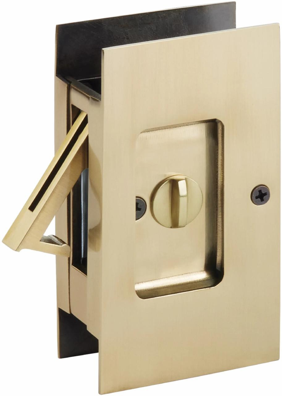 EMTEK Emtek 2108 Modern Rectangular Privacy Pocket Door Locks 