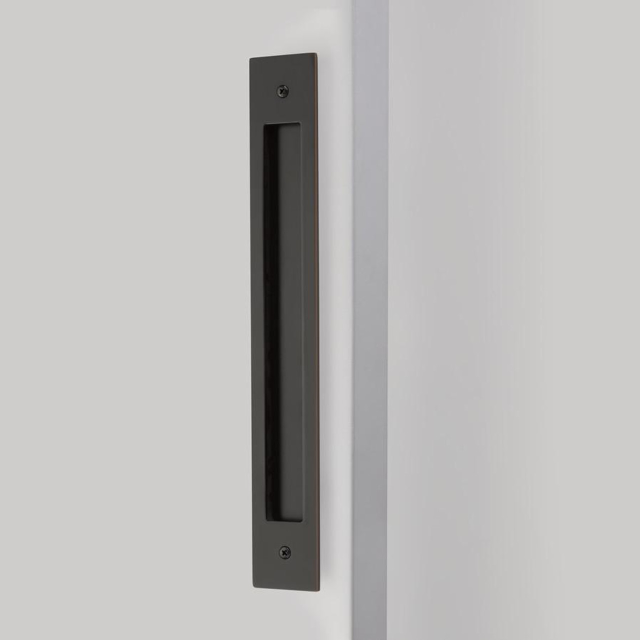  EMTEK 220314 2" X 14" Modern Rectangular Flush Pull with Surface 
