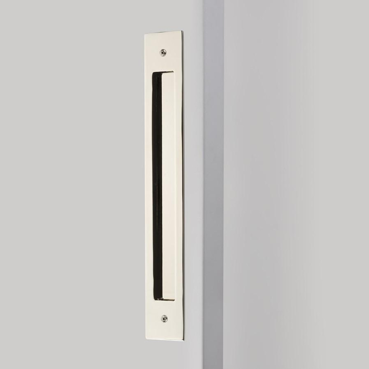  EMTEK 220314 2" X 14" Modern Rectangular Flush Pull with Surface 