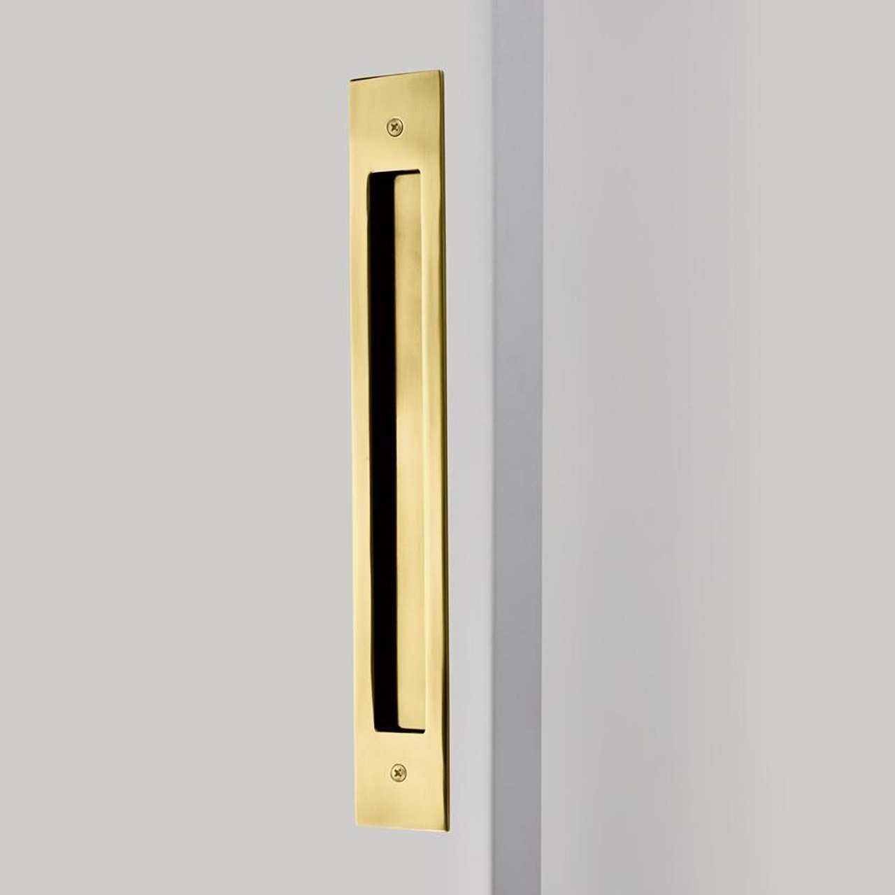  EMTEK 220314 2" X 14" Modern Rectangular Flush Pull with Surface 
