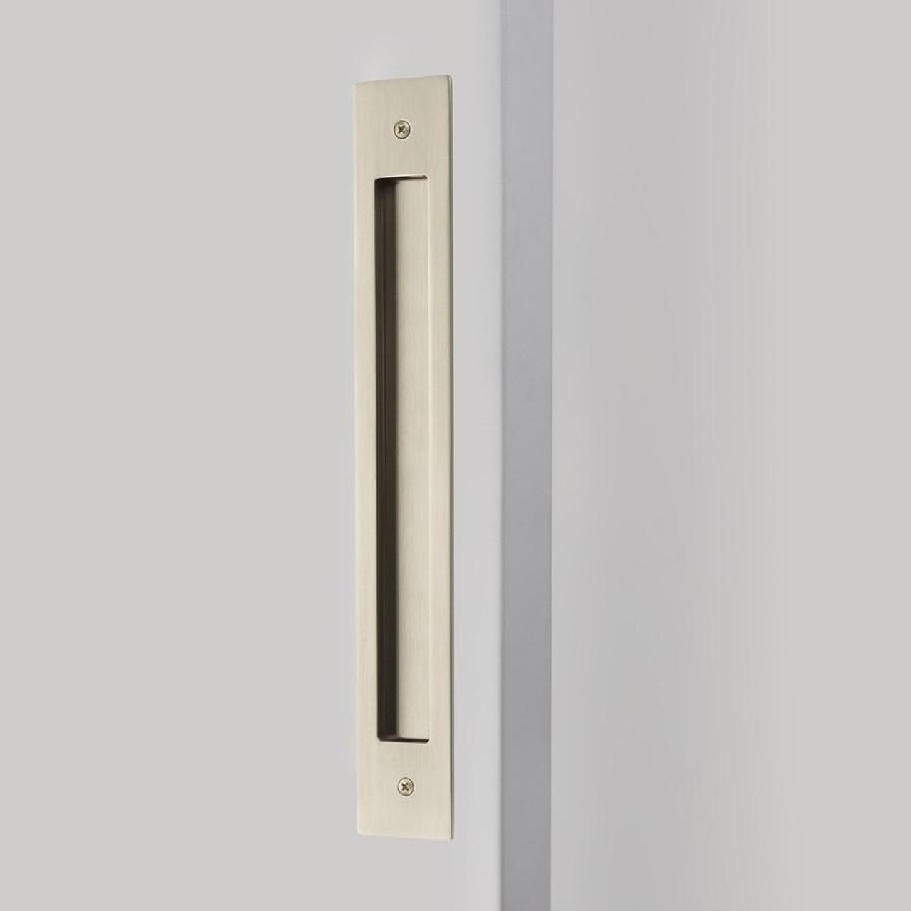  EMTEK 220314 2" X 14" Modern Rectangular Flush Pull with Surface 