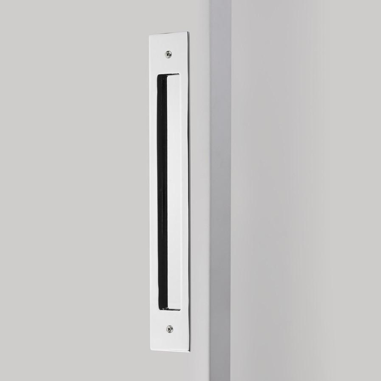  EMTEK 220314 2" X 14" Modern Rectangular Flush Pull with Surface 