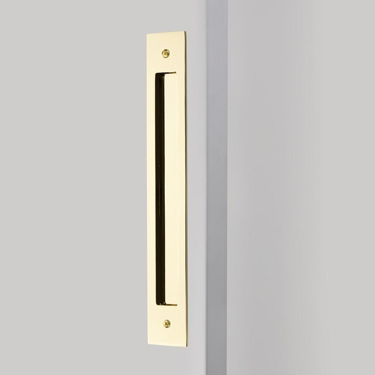  EMTEK 220314 2" X 14" Modern Rectangular Flush Pull with Surface 