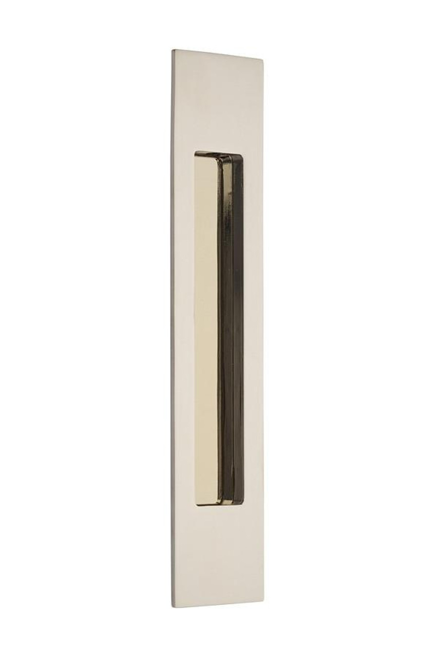  EMTEK 220310 2" X 10" Modern Rectangular Flush Pull with Surface 