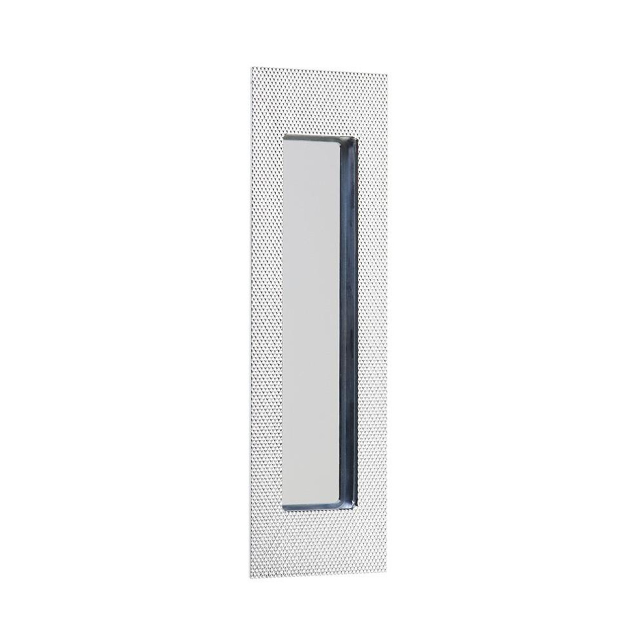 EMTEK 222307 2" X 7" Knurled Modern Rectangular Flush Pull 