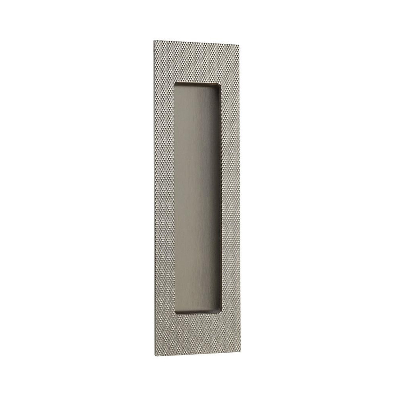  EMTEK 222307 2" X 7" Knurled Modern Rectangular Flush Pull 