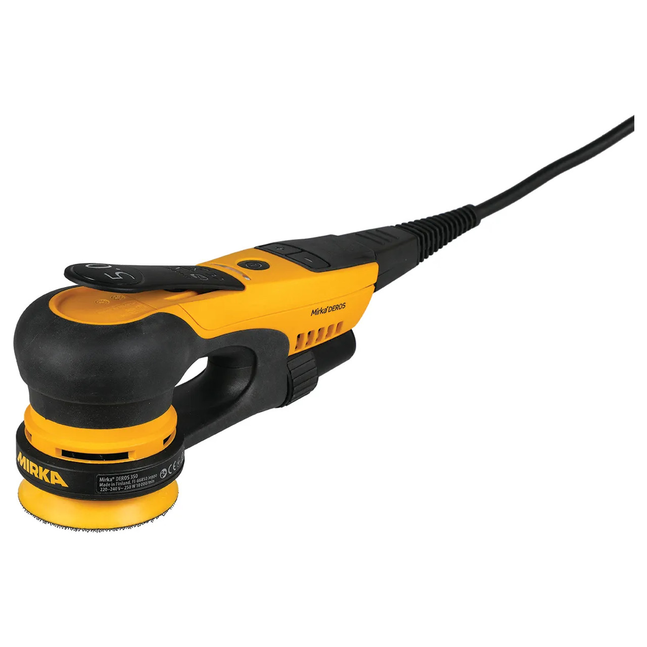Mirka® DEROS 350XCV, 3" 5mm orbit, vacuum-ready finishing sander Discounted in cart, Free Shipping, No Tax!