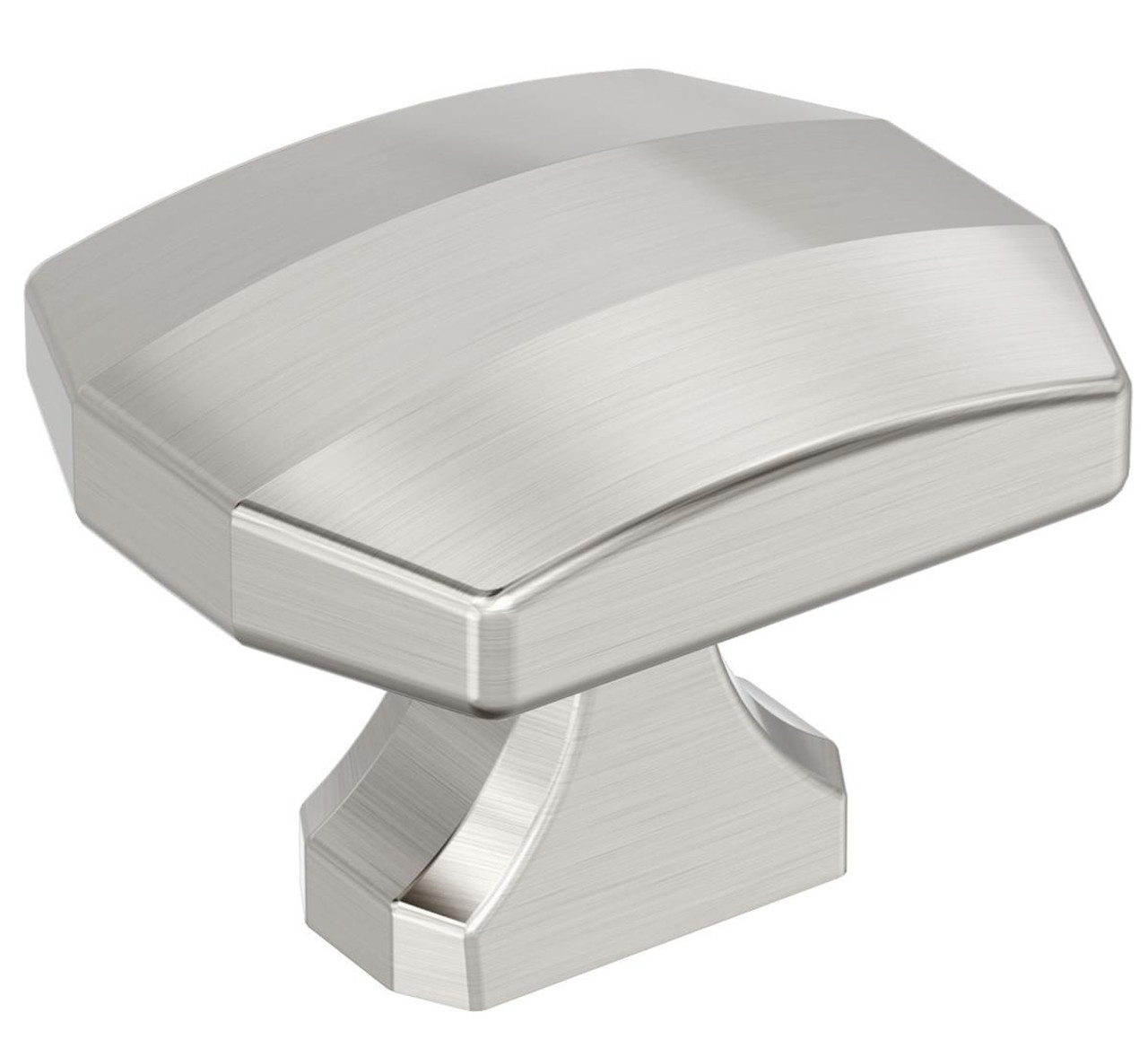 Amerock Bellamy 1-1/2 inch (29mm) x 1-1/4 inch (32mm) Rectangular Knob BP36687   Amerock Bellamy 1-1/2 inch (29mm) x 1-1/4 inch (32mm) Rectangular Knob BP36687