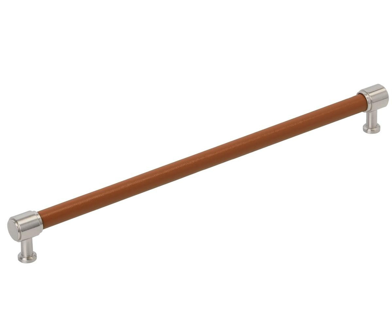  Amerock Fairlane 12-5/8 inch (320mm) Center-to-Center Pull with Stiched Leather BP37543 