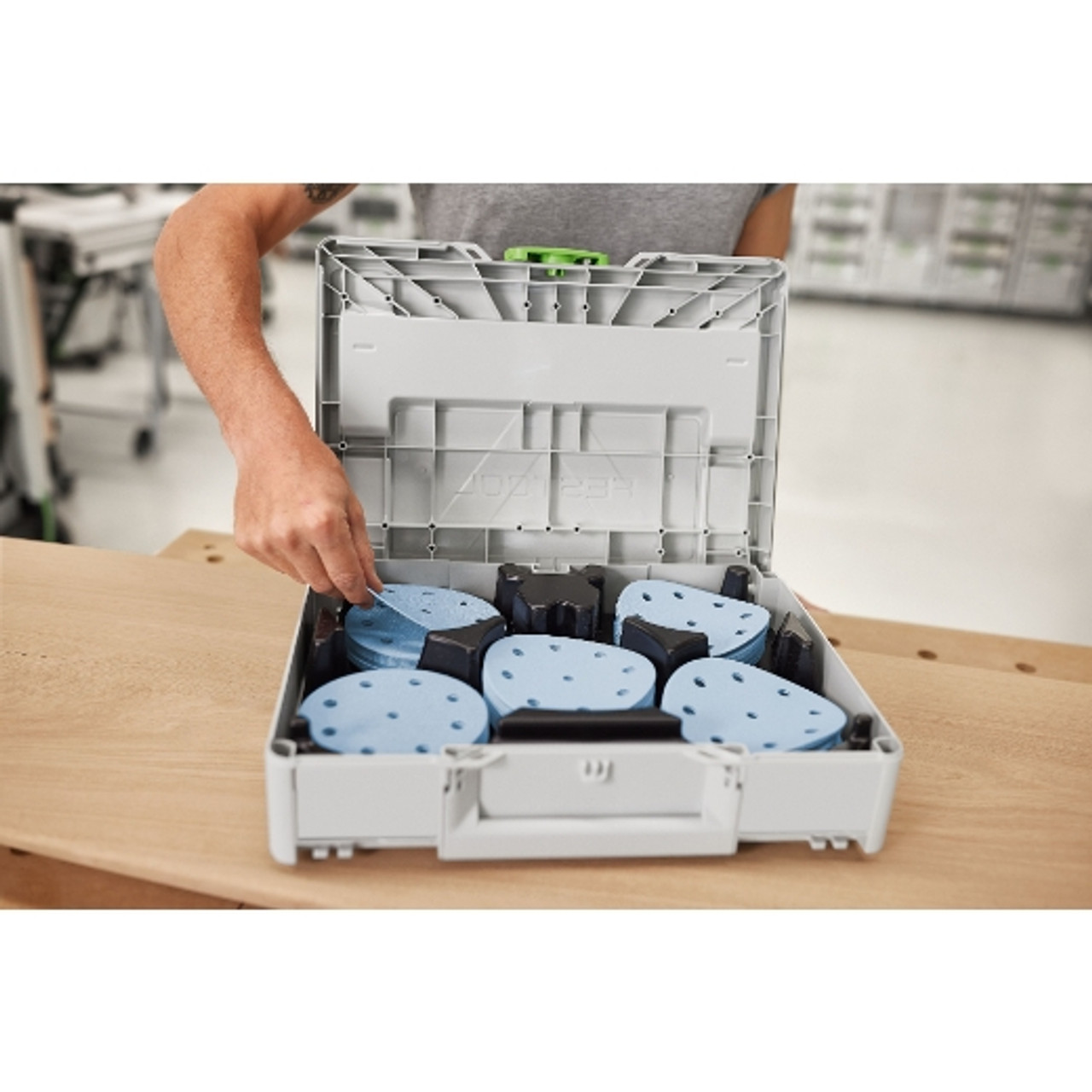 FesTool 578193 Abrasives Systainer³ D125 GR SYS Granat