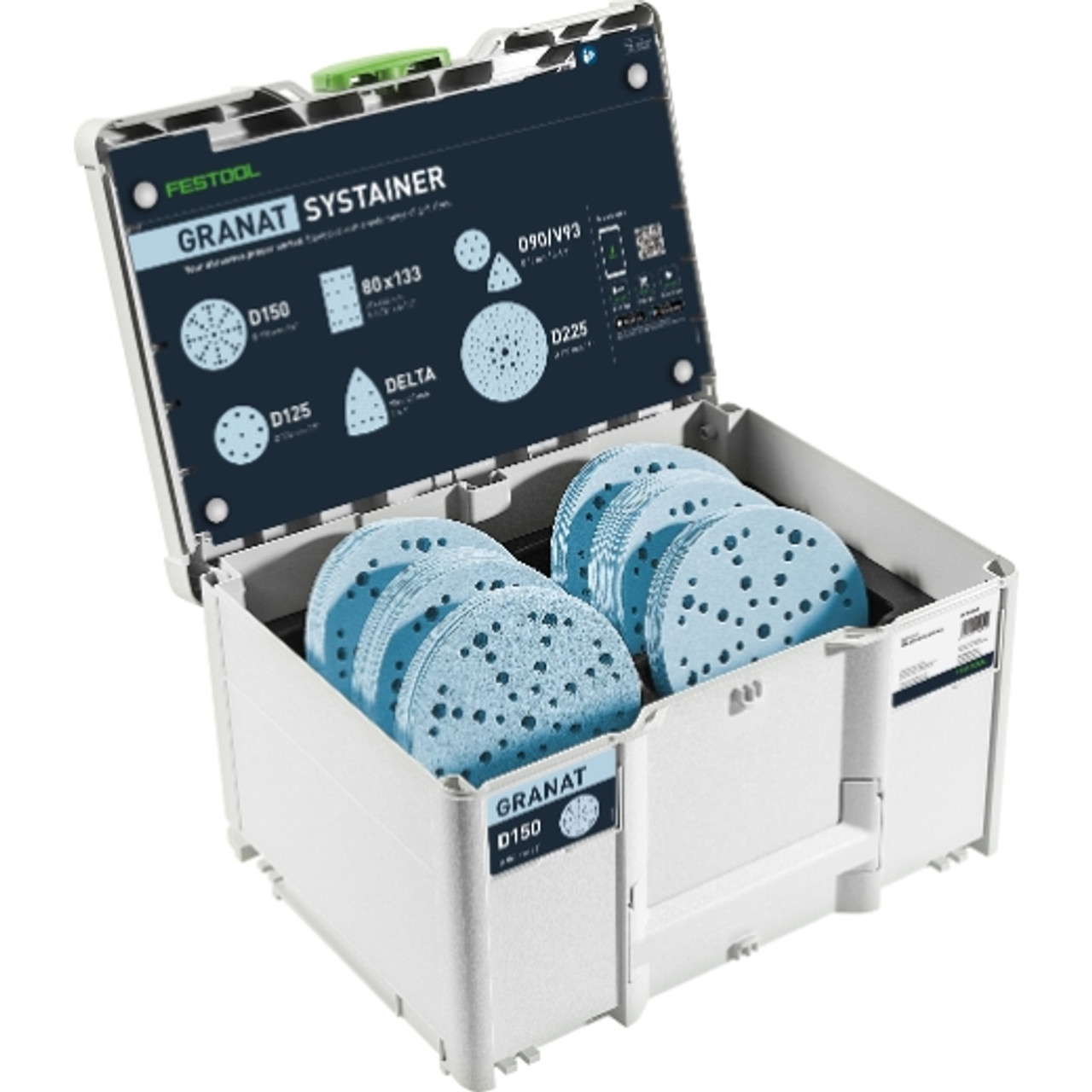 FesTool 578192 Abrasives Systainer³ D150 GR SYS Granat