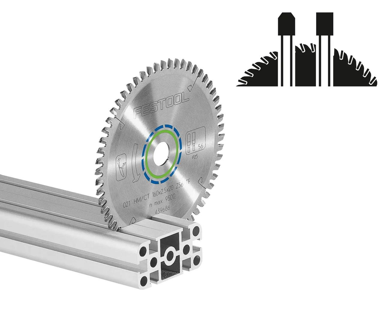 Festool 576929 Saw Blade 216x2,3x30 TF64 ALUMINIUM/PLASTICS for KSC 60   Festool 576929 Saw Blade 216x2,3x30 TF64 ALUMINIUM/PLASTICS for KSC 60
