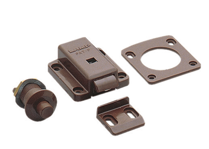 Sugatsune SL-B PUSH LATCH FOR DOOR THICKNESS FROM 45/64" TO 63/64" IVORY OR BROWN