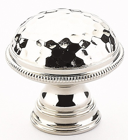 Schaub 1-1/4" Atherton Knob Hammered Knurled Edge