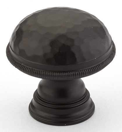 Schaub 1-1/4" Atherton Knob Hammered Knurled Edge