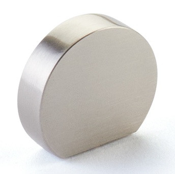 Schaub Cafe 1" Modern Oval Knob 1" Width and 7/8" Center to Center