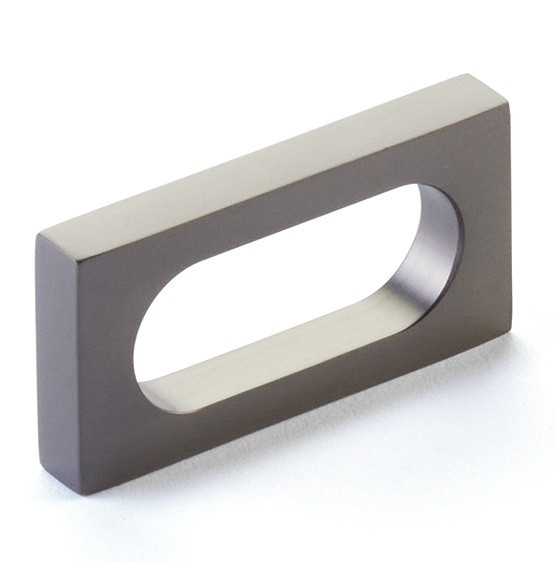 Schaub Cafe Pull Modern Oval Slot 2" Center to Center