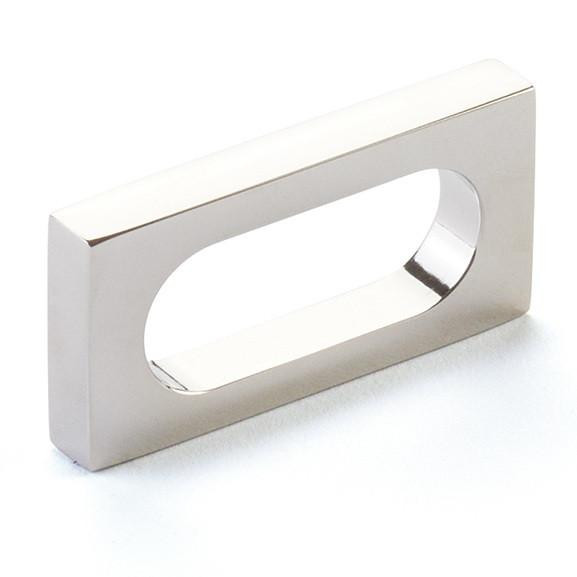  Schaub Cafe Pull Modern Oval Slot 2" Center to Center 