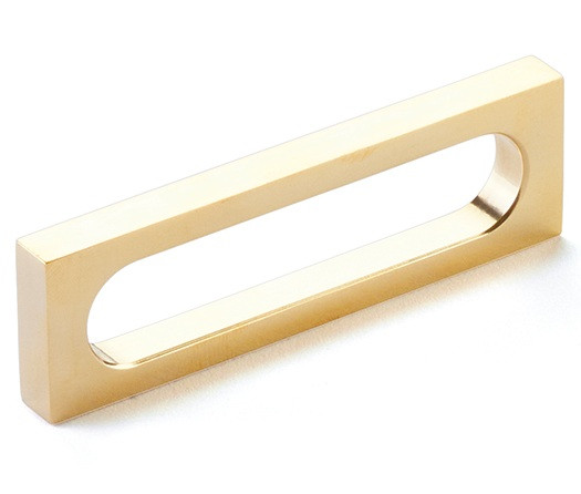 Schaub Cafe Pull Modern Oval Slot 3-1/2"(89mm) Center to Center