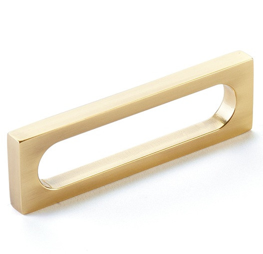 Schaub Cafe Pull Modern Oval Slot 3-1/2"(89mm) Center to Center