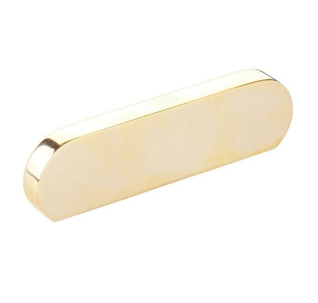  Schaub Cafe Pull Modern Oval Solid Face 3"(76mm) Center to Center 