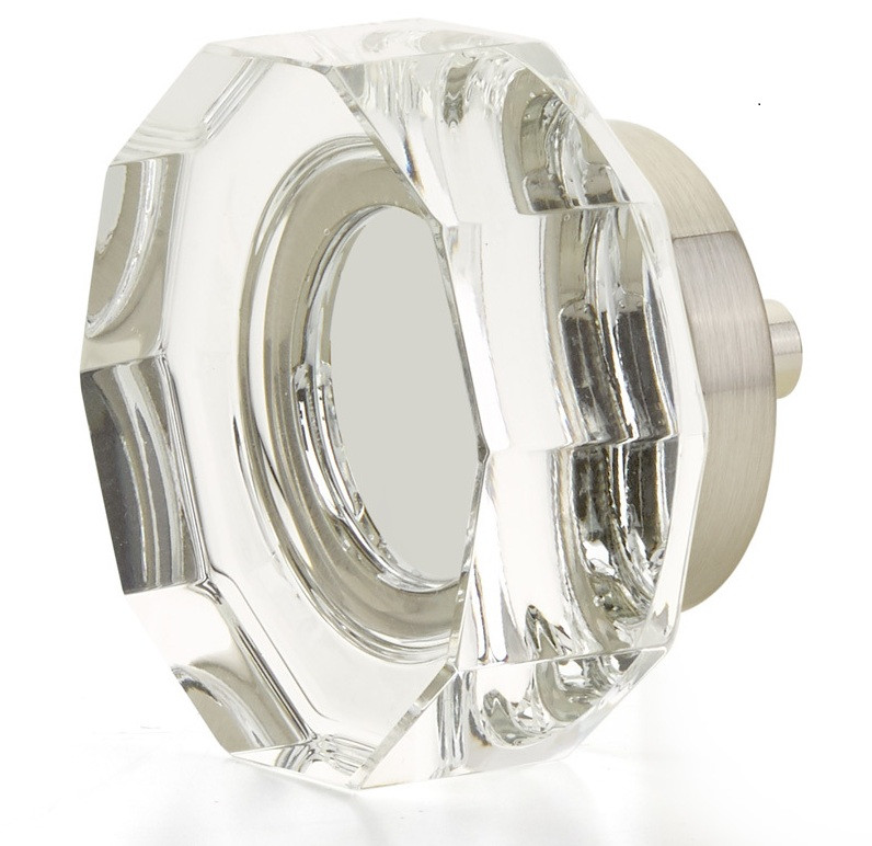 Schaub City Lights 53 Series 1-3/4" Diameter Round Multi-Sided Glass Cabinet Knobs