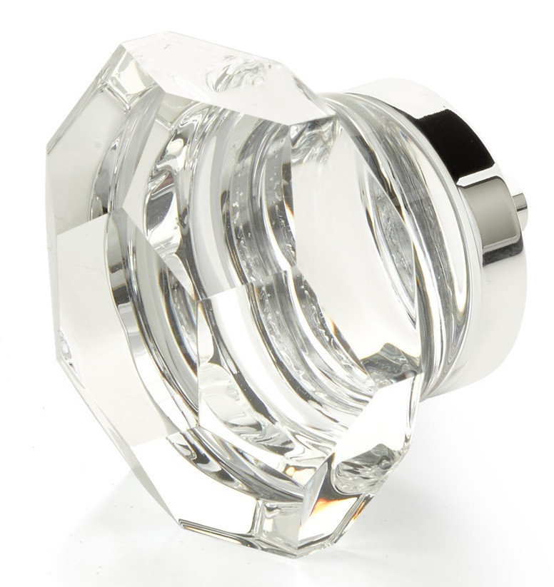 Schaub City Lights 54 Series 1-3/4" Diameter Faceted Dome Glass Cabinet Knobs