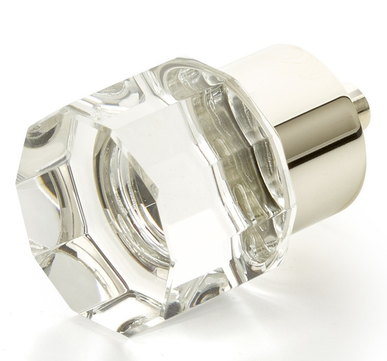 Schaub City Lights 55 Series 1-1/8" Diameter Cylindrical Faceted Glass Cabinet Knobs