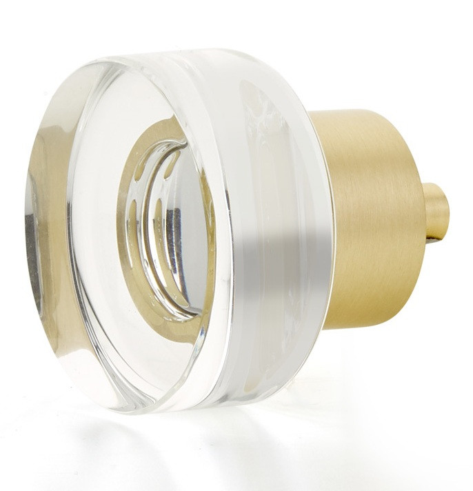 Schaub City Lights 56 Series 1-3/8" Diameter Round Glass Cabinet Knobs