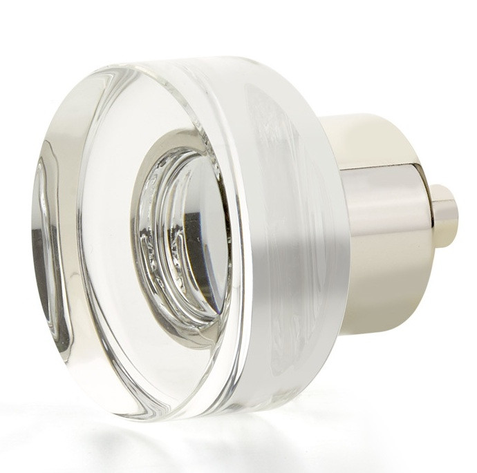 Schaub City Lights 56 Series 1-3/8" Diameter Round Glass Cabinet Knobs