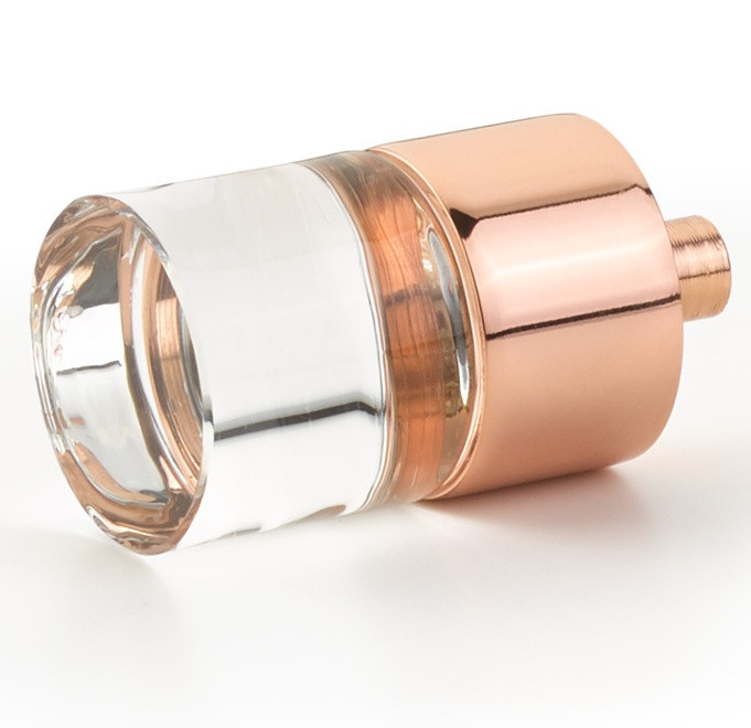 Schaub City Lights 74 Series 7/8" Diameter Cylinder Glass Cabinet Knobs